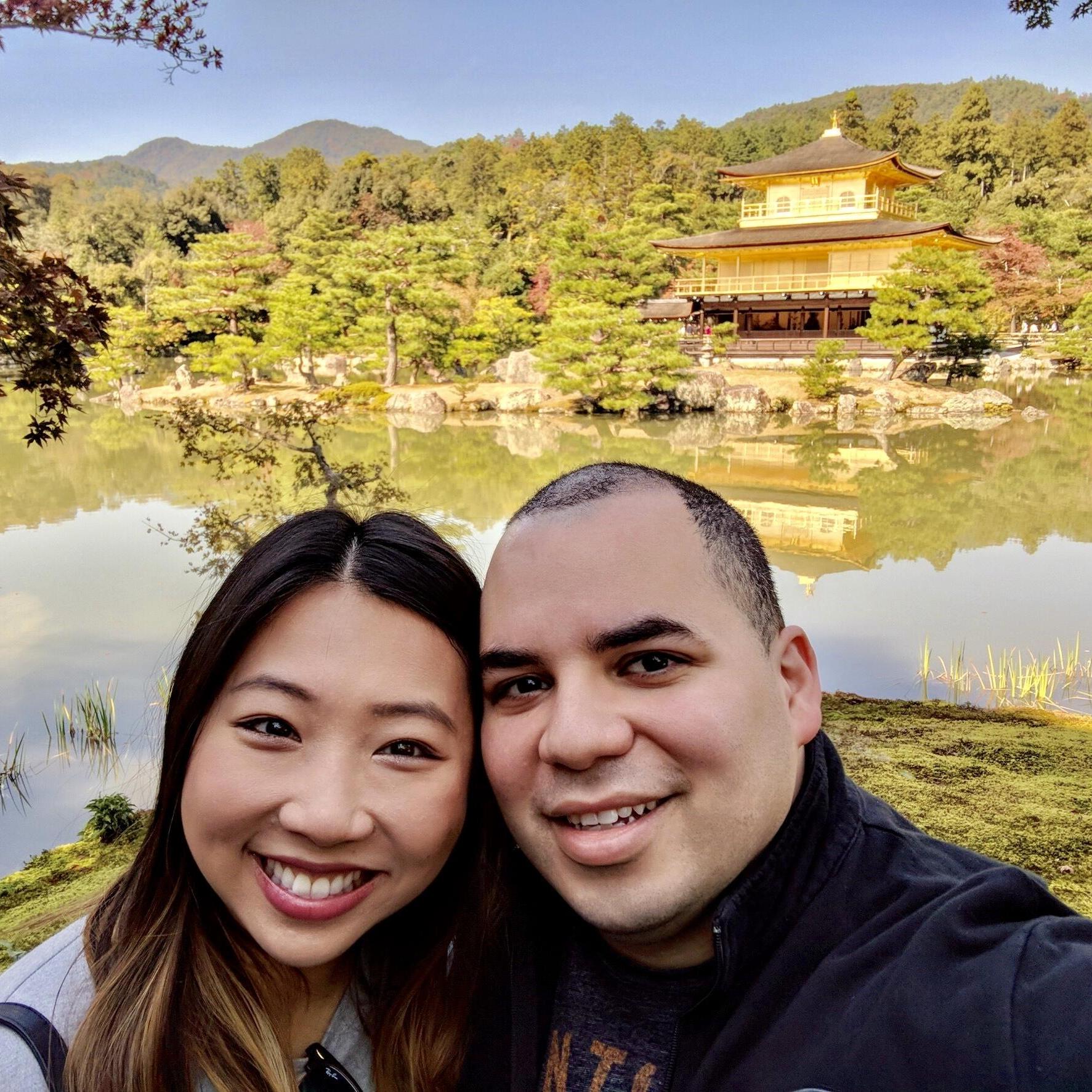 Visiting Kinkaku-ji, the Golden Pavilion, Japan.