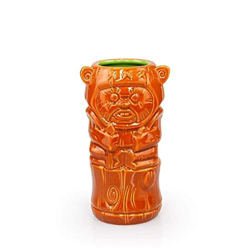 Geeki Tikis Star Wars Wicket Ewok Mug | Official Star Wars Collectible Tiki Style Ceramic Cup | Holds 14 Ounces