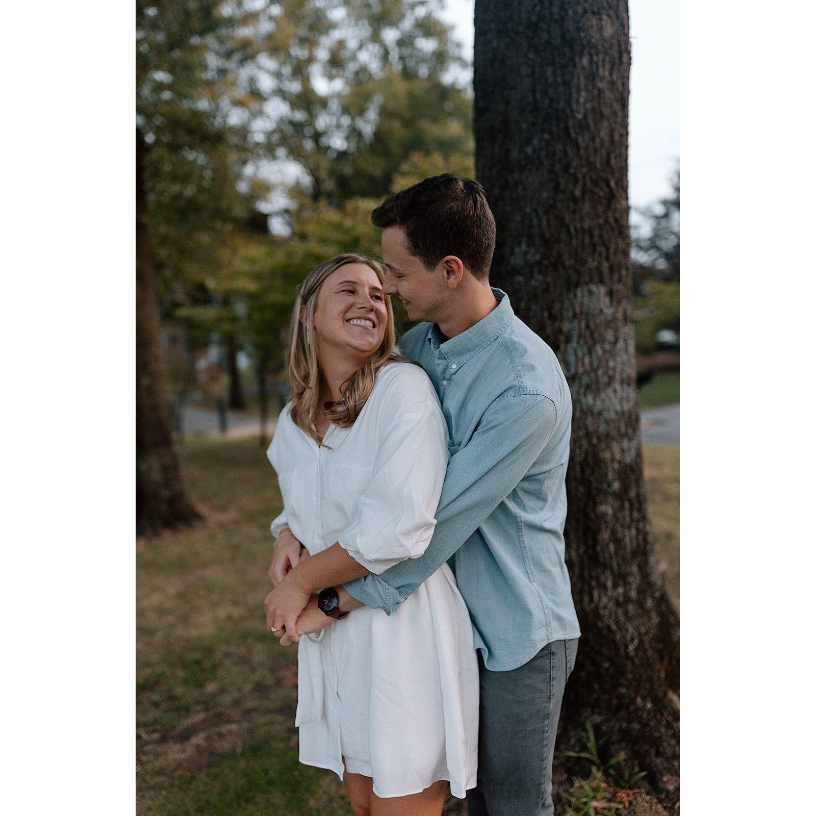 September 2023 - An engagement shoot we did in our former Nashville neighborhood, Germantown