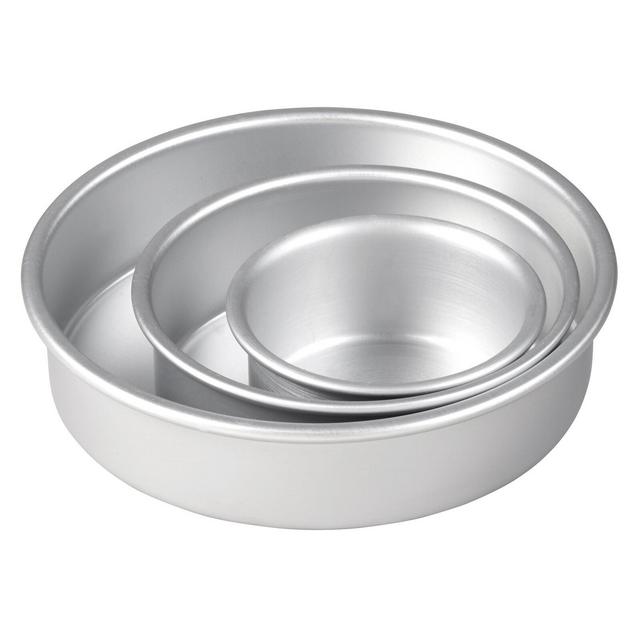 Wilton 3 - Piece Round Non-Stick Classic Cake Pan Set