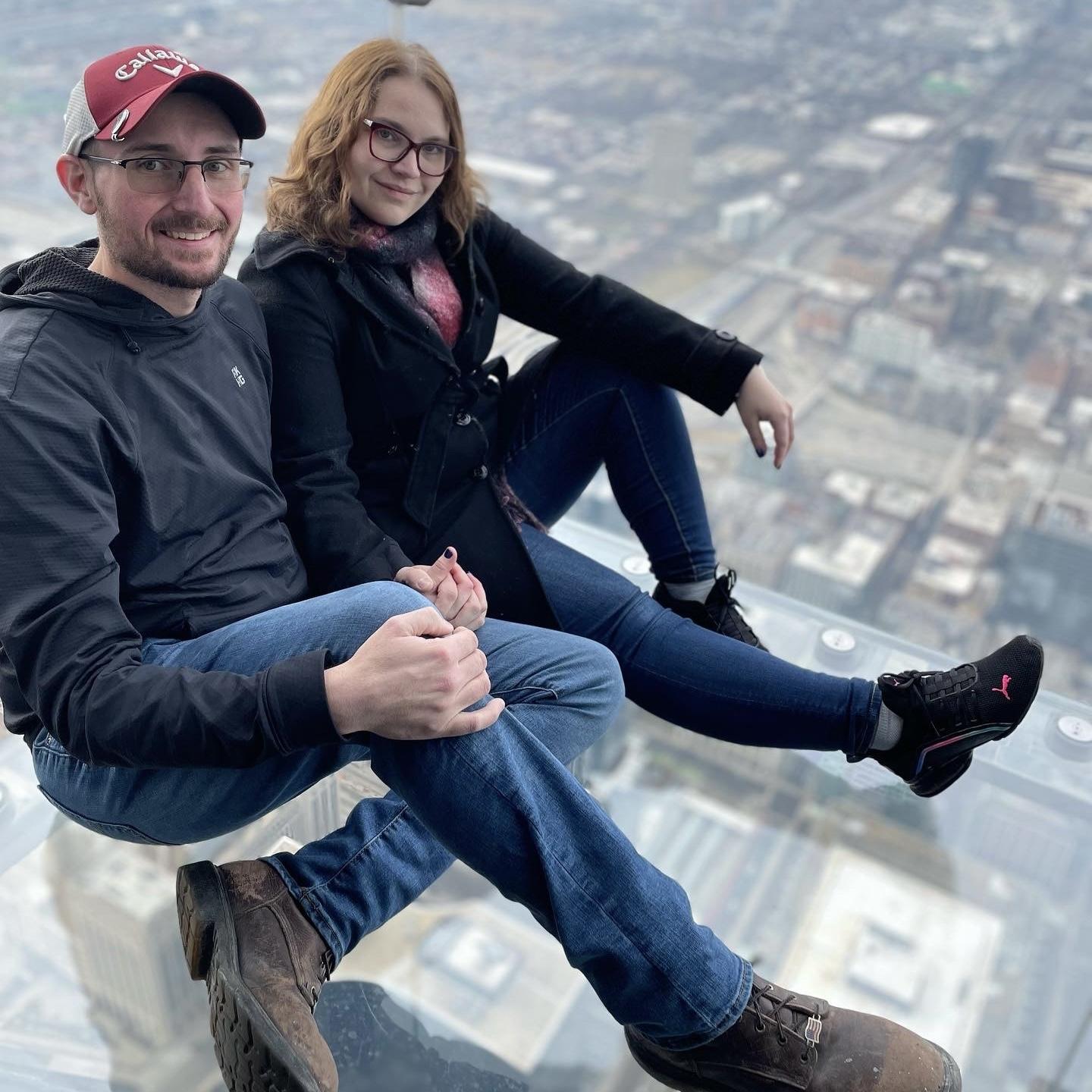 We braved the glass on Willis (Sears) Tower!