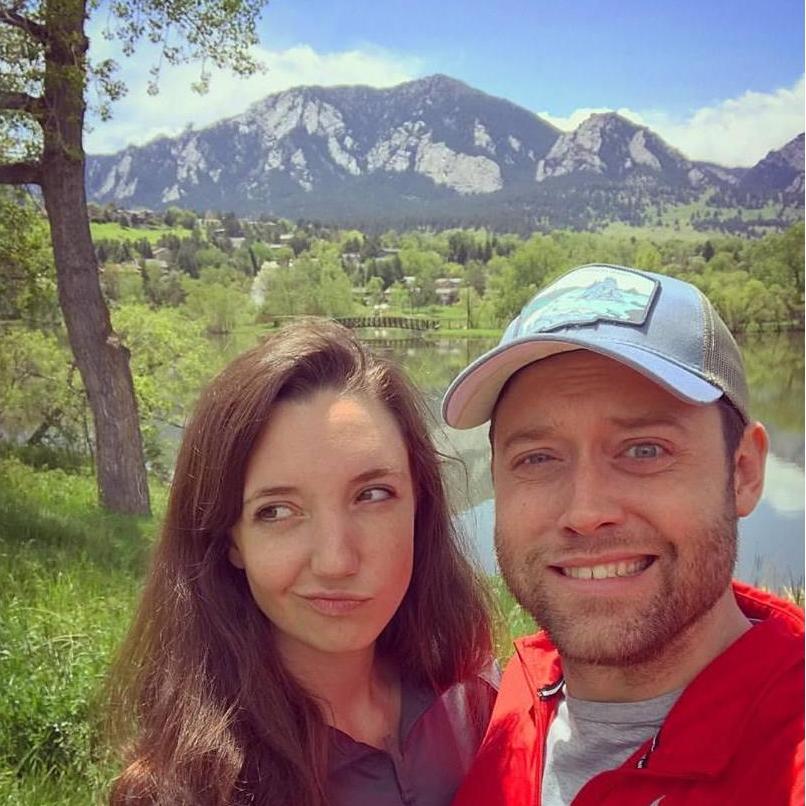 Goofing around during our first hike as official Coloradans
