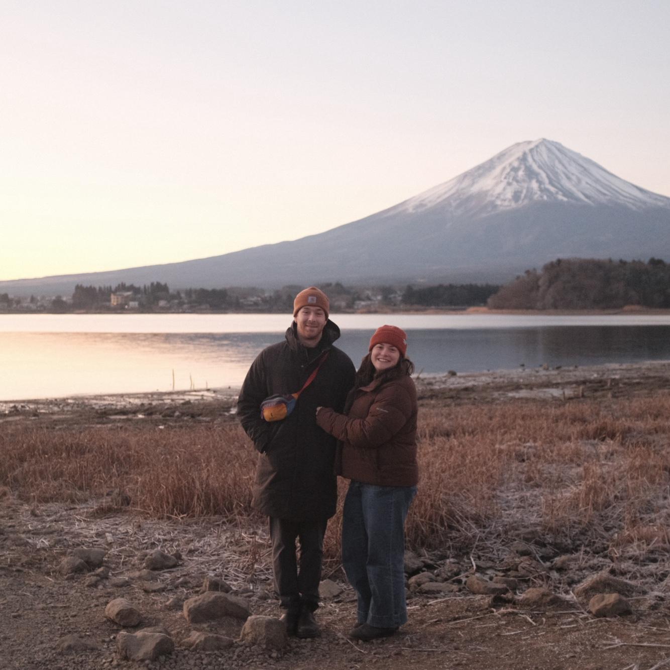 Got up bright and early to see the sun rise over Mt. Fuji in Japan! (2026)