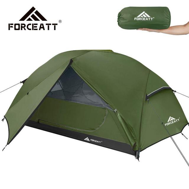Forceatt Tent 2-3 Person Camping Tent, Waterproof and Windproof 3-4 Seasons Ultralight Backpack Tent, can be Installed Immediately, Suitable for Hiking, Camping, Outdoor