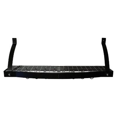 Range Kleen Pot Rack Bookshelf - Black Enamel