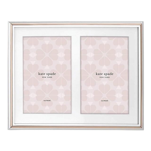 Kate Spade New York KS Rosy Glow frame, Double Invitation Frame