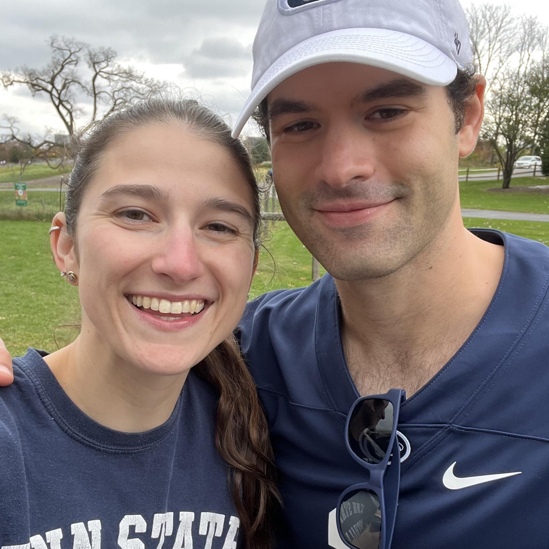 2023.
Emily successfully converted Andrew to the Penn State cult.