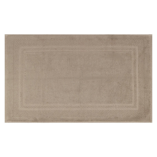 REGALWOVEN Absorbent Foldable Washable Cotton Quick Dry Floor Carpet Shower Bath Rugs 18" x 30" Khaki
