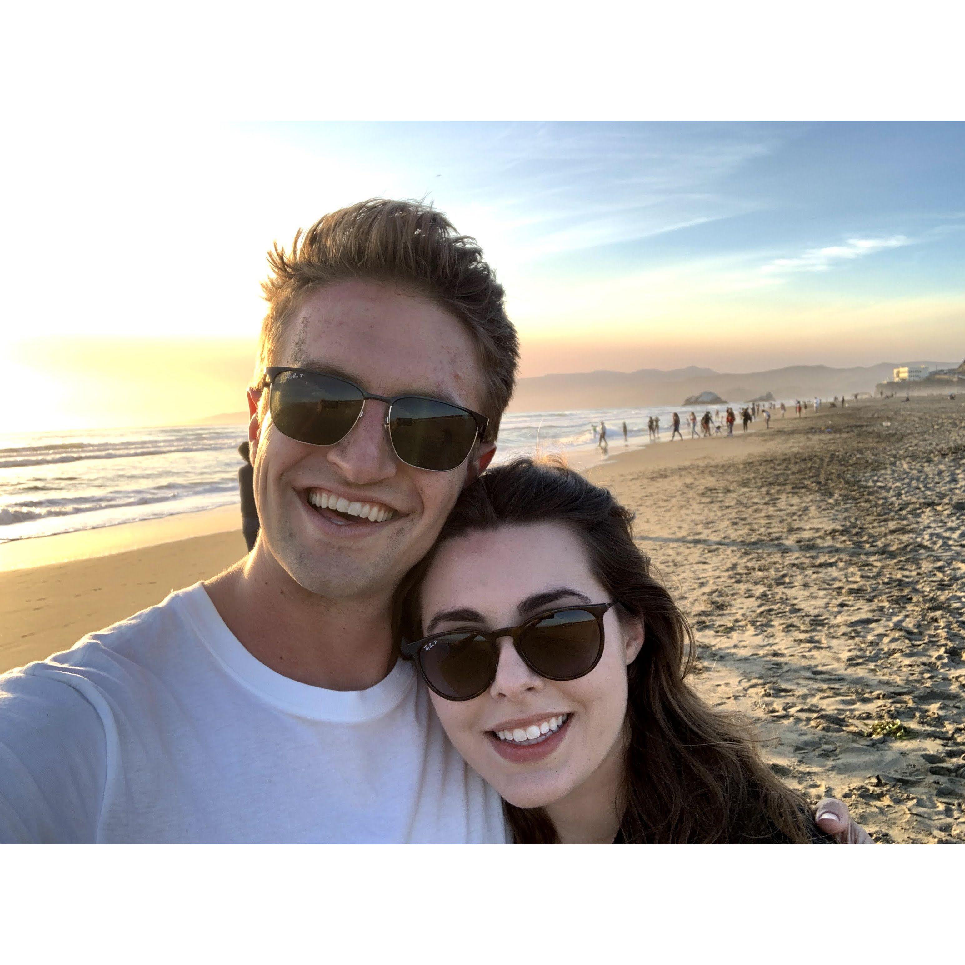 For a year, we'd visit each other every other weekend in SF or Milwaukee