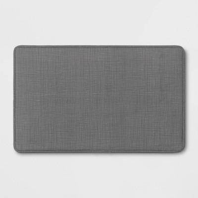 32" x 20" Comfort Kitchen Rug Gray - Made By Design™