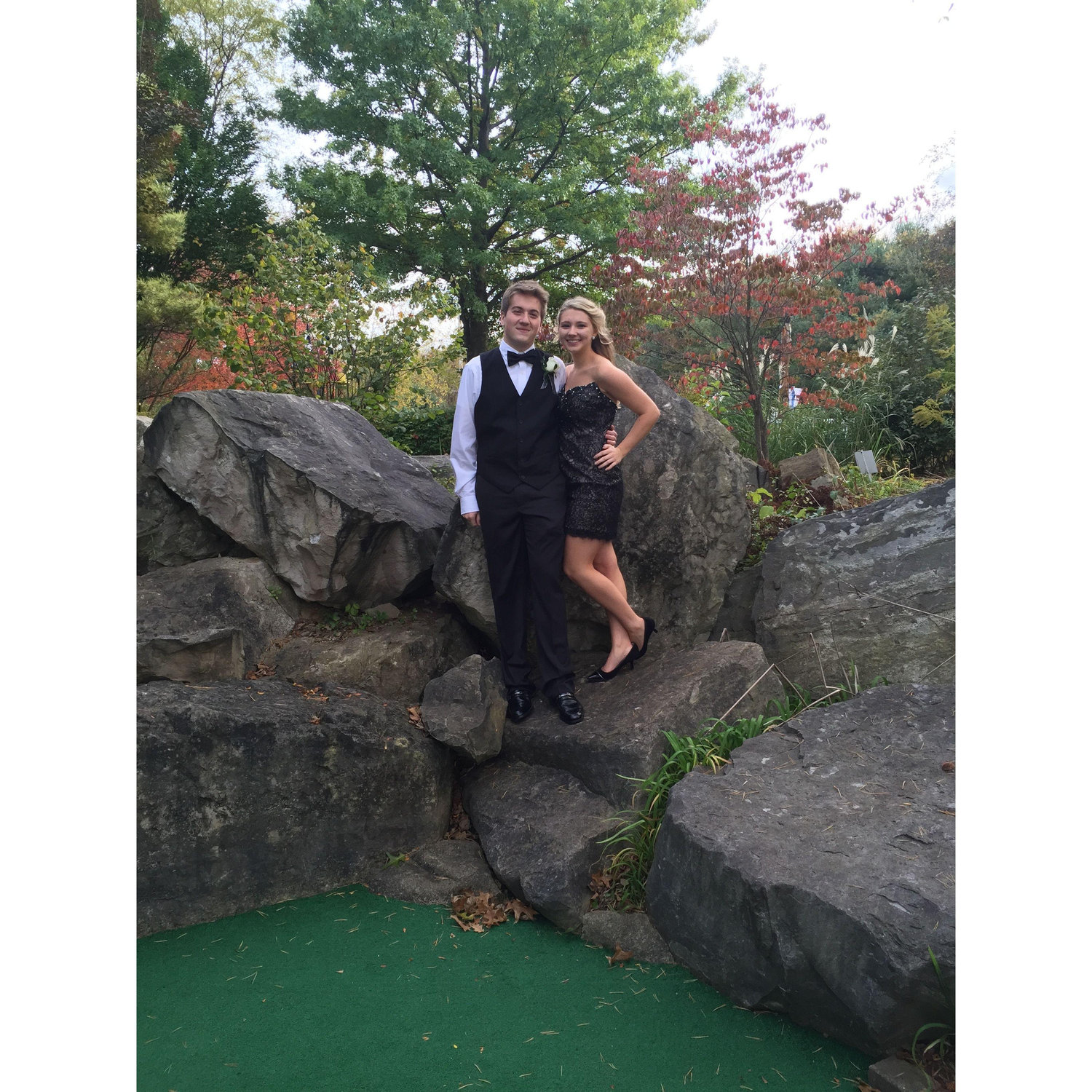 first homecoming dance together