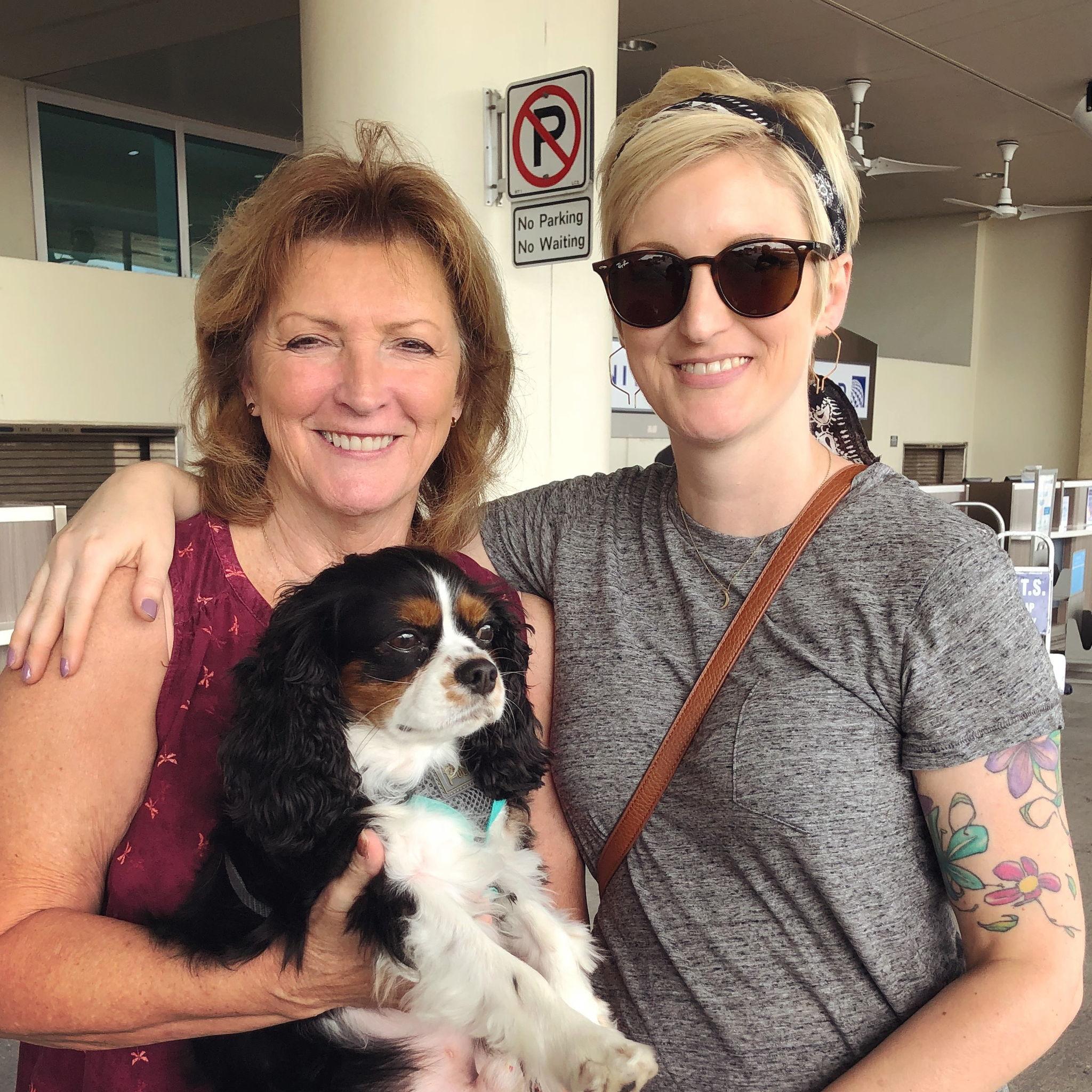 Florida at Christmas with Jamie's mom, Dec 2019.