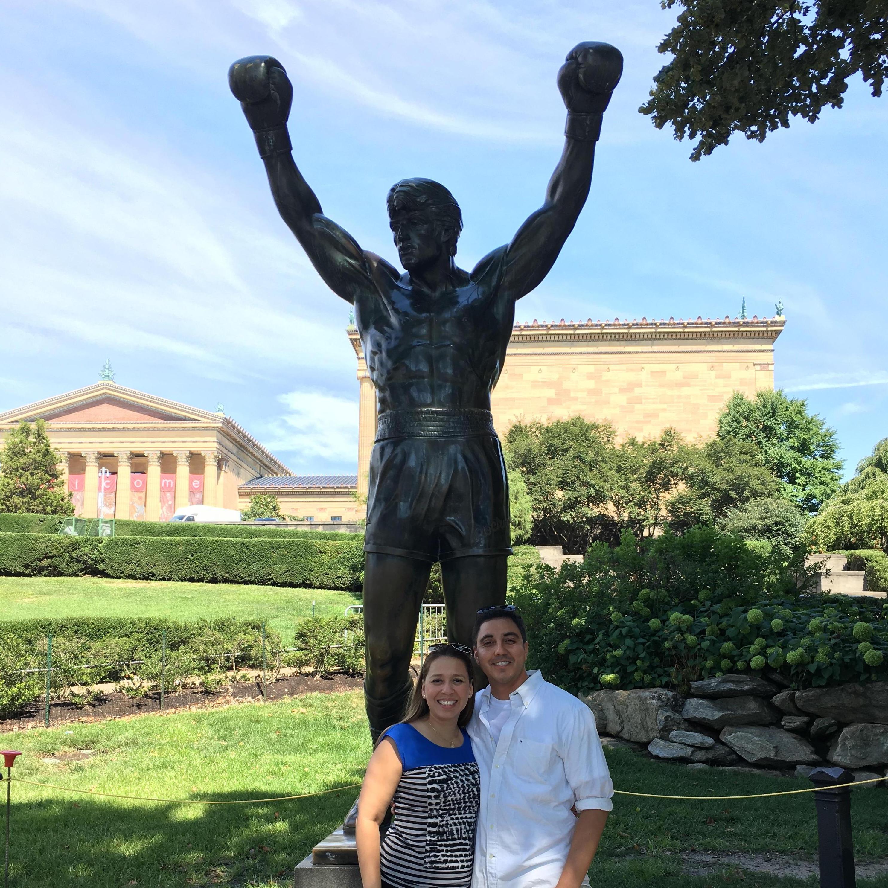 With Rocky - Vince's idol