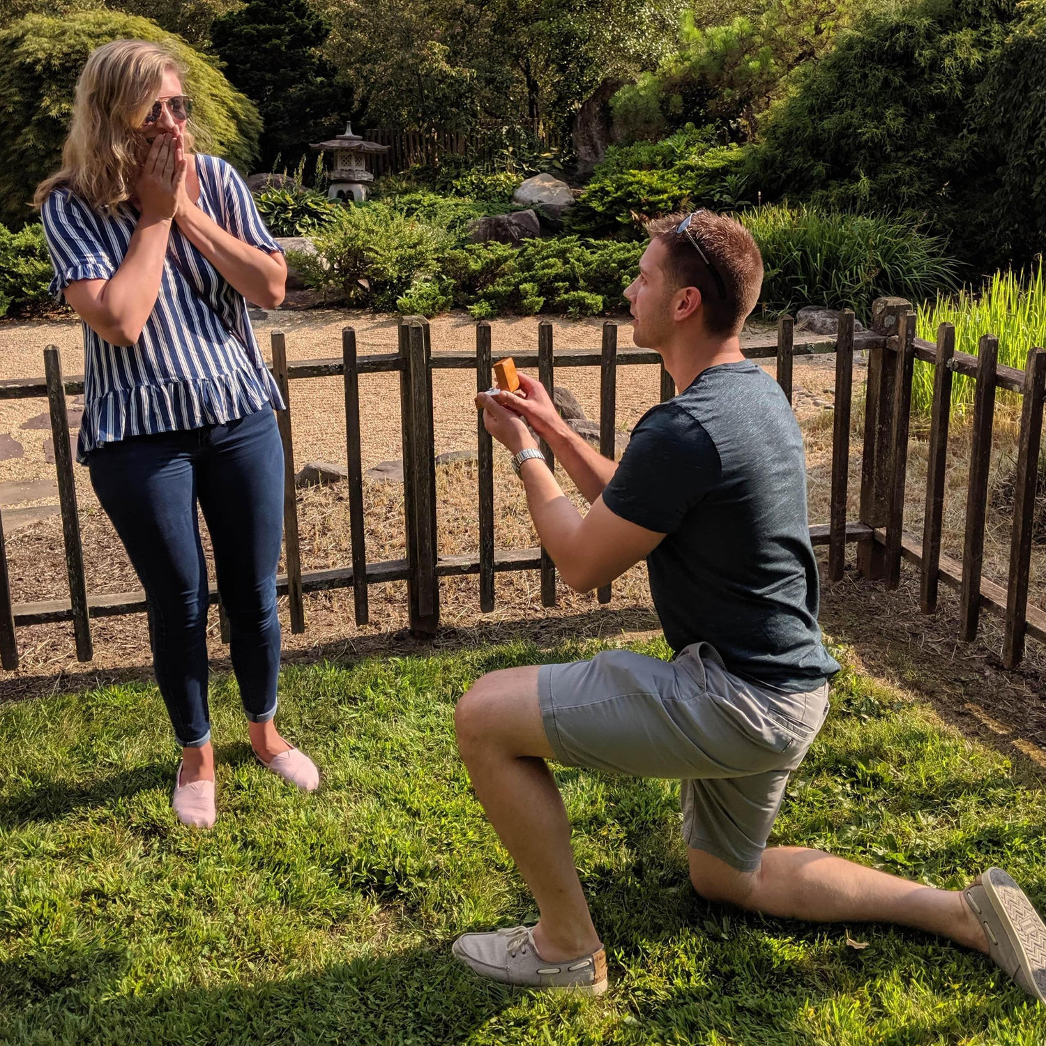 When Chris popped the question! - August 2019