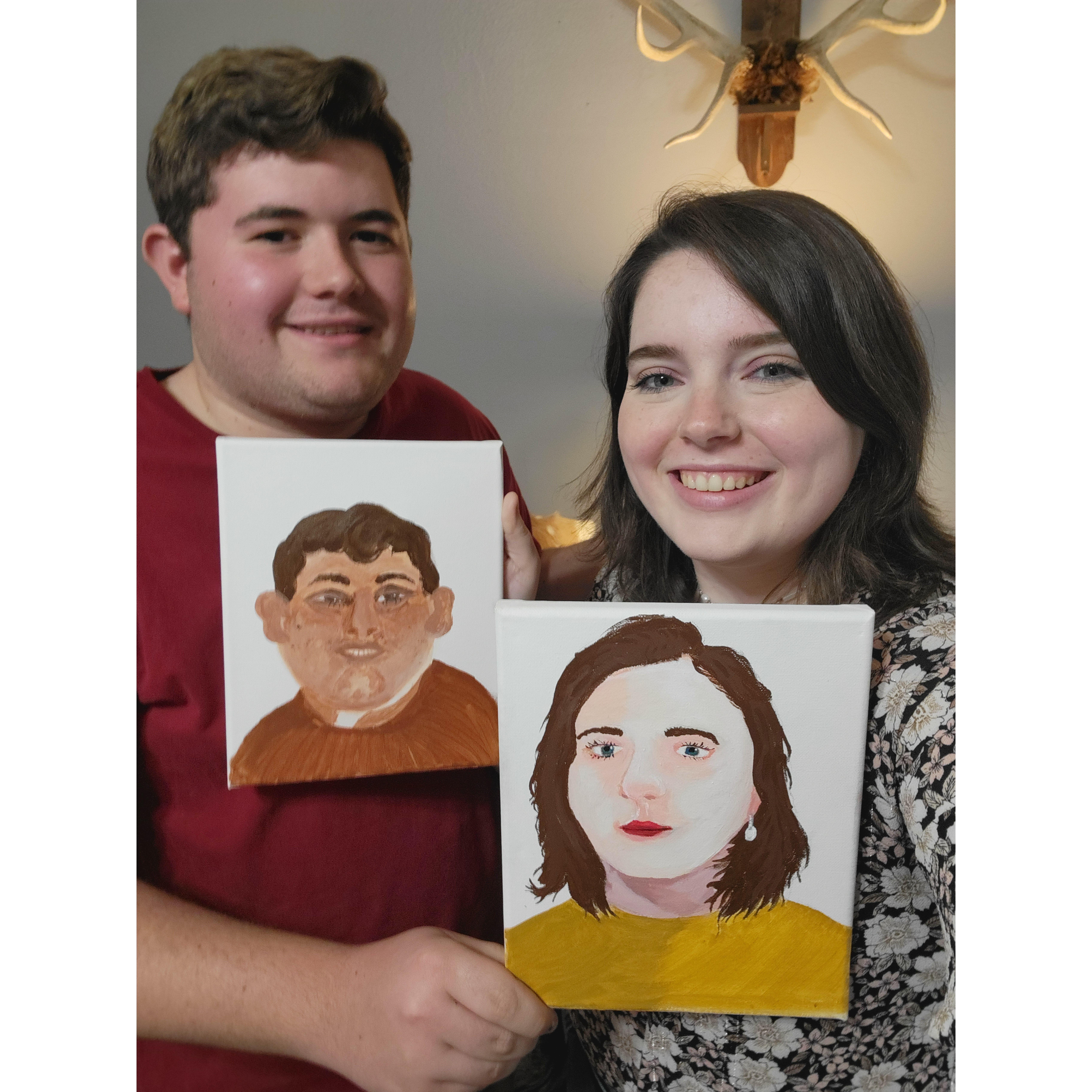 Art majors, we are not.