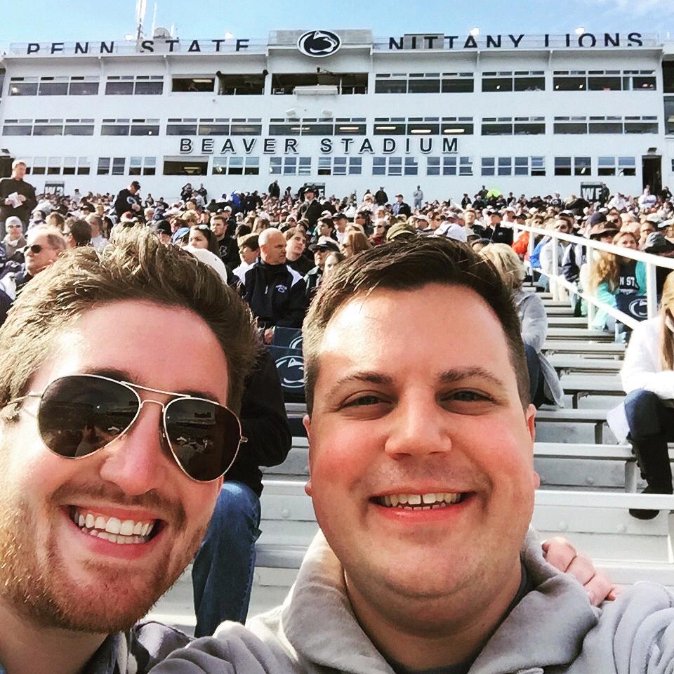 Jake's first Penn State game!