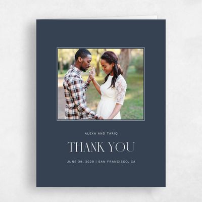 Multi-Colored Wedding Thank You - Roberts Photo
