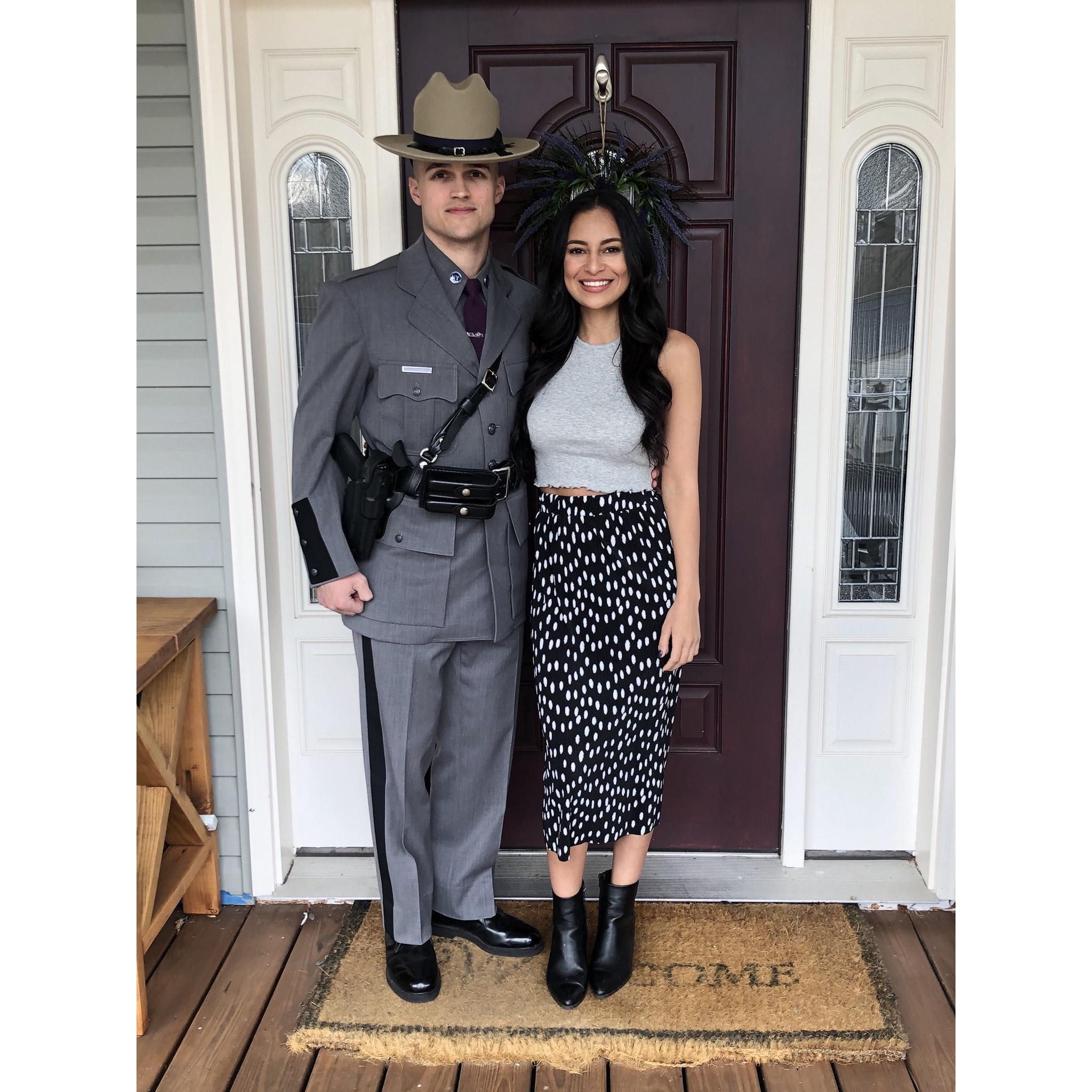 To landing his dream career with the NYS Troopers!