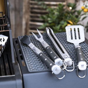 BBQ+ 5-Piece Stainless Steel Grill Tool Set