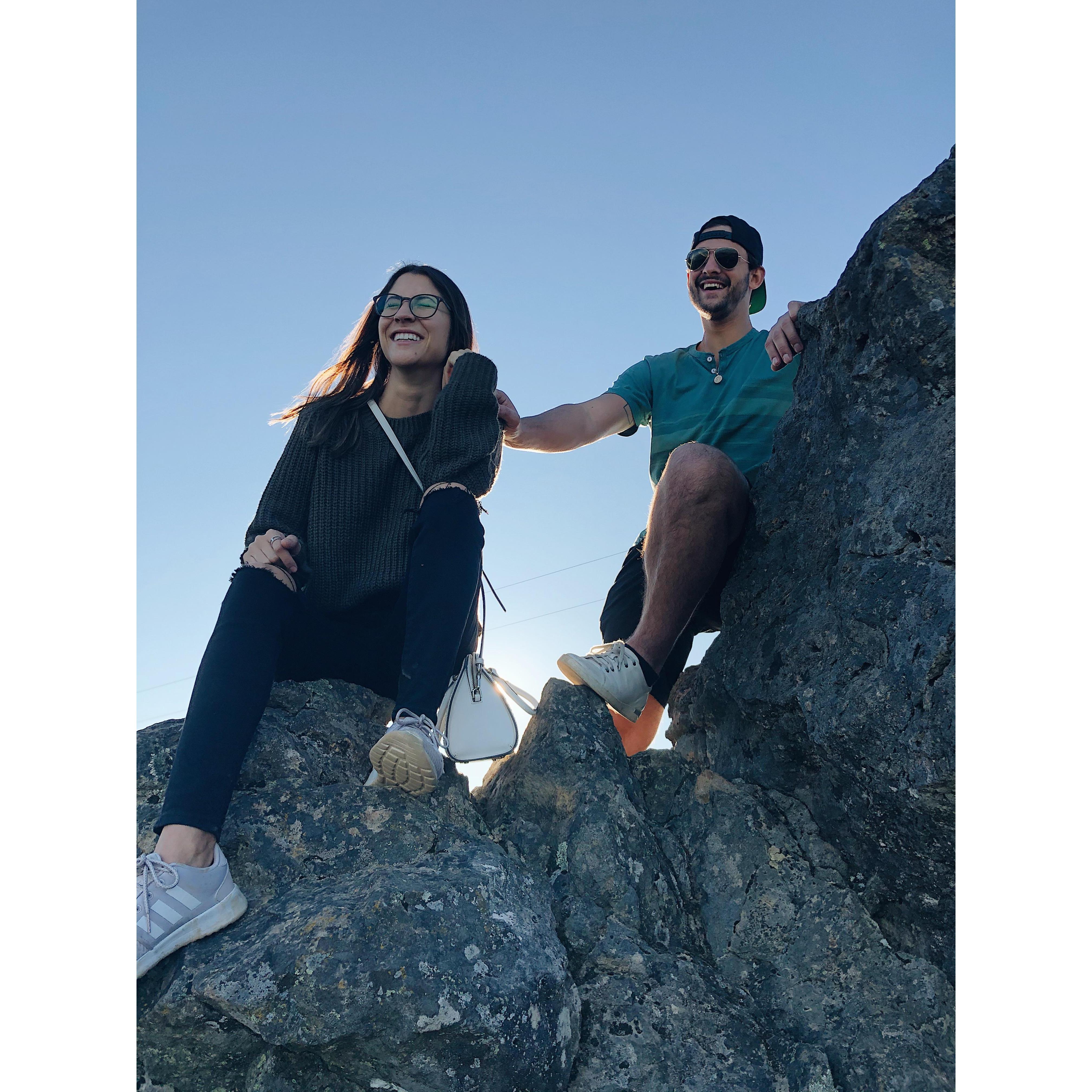 On top of Mount Tamalpais