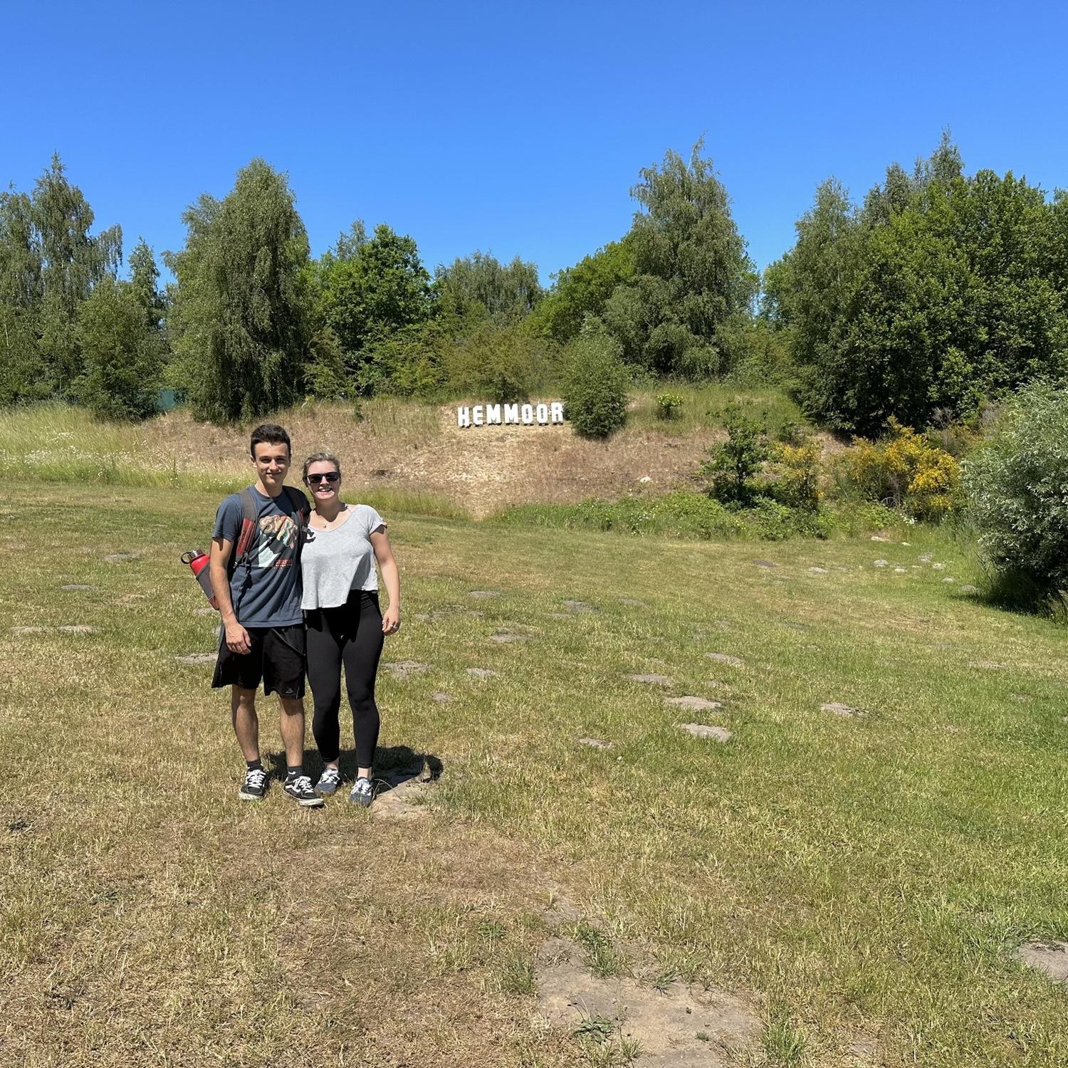 A picture in front of the Hemmoor sign!