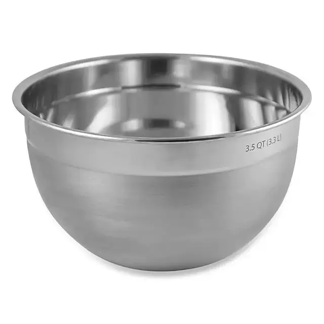 Stainless Steel 3.5 qt. Mixing Bowl