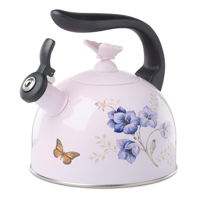 Lenox Butterfly Meadow Colors Tea Kettle