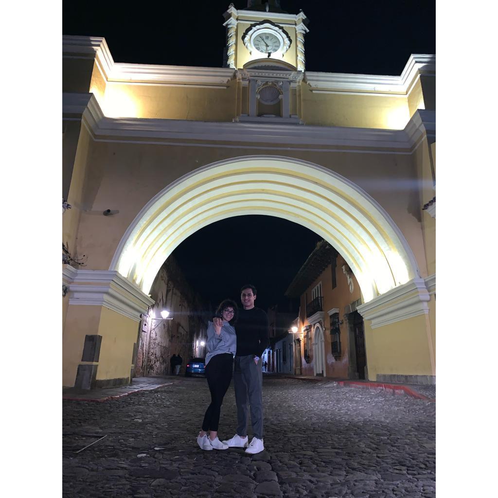 first time together in Guatemala