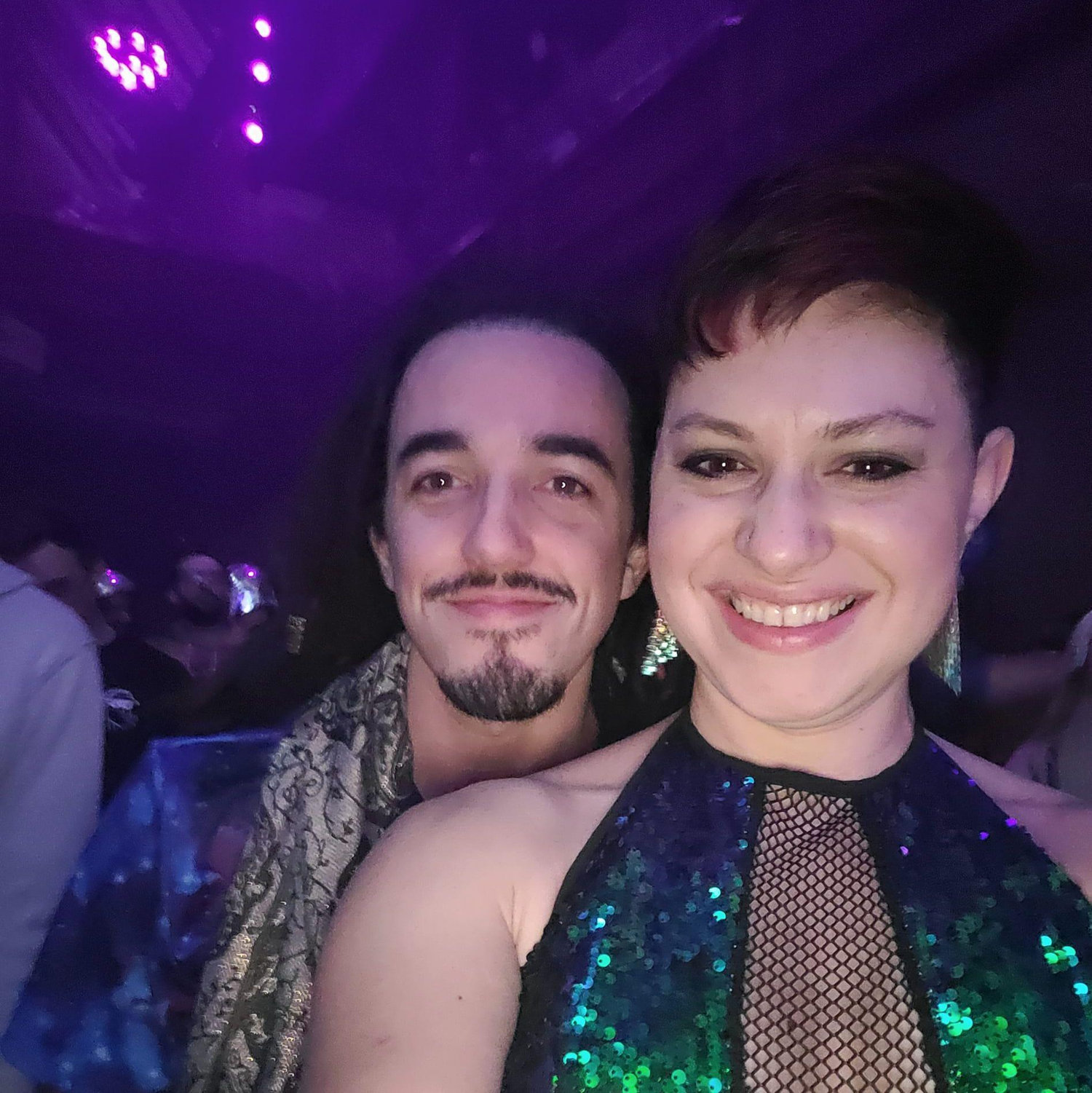 2022: New Year's Eve at a Steady Flow Show in downtown Peoria.