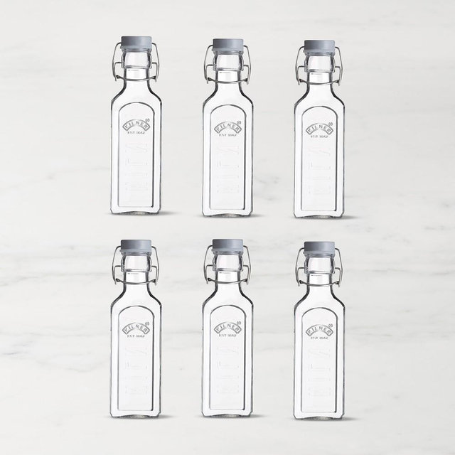 Kilner Clip Top Bottle 10 oz, Set of 6