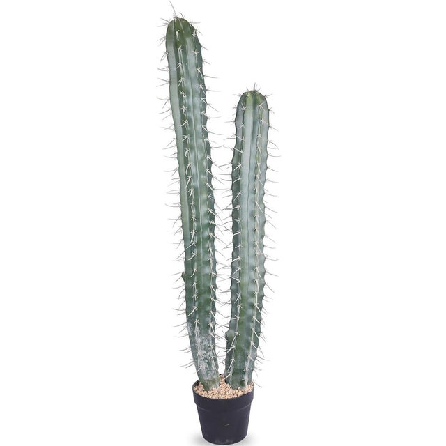 Huisezing Artificial Cactus Fake Cacti 40.5" Faux Potted Cactus Plants for Home Office Store Décor