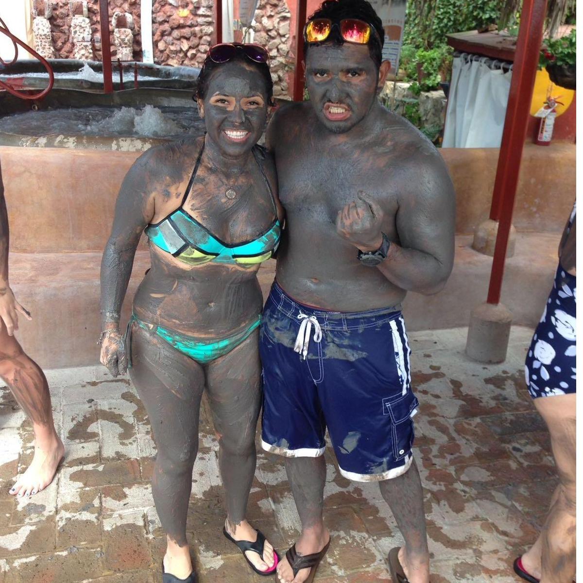 Mud baths in Chapala.