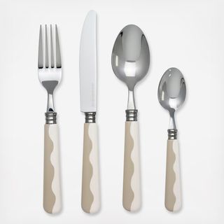 Palm Beach 16-Piece Wave Flatware Set