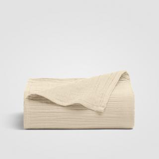 Dune Crinkled Comfort Flat Sheet