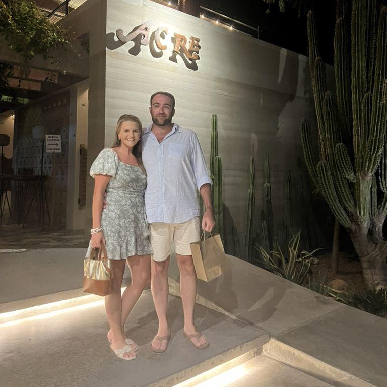 At one of the best meals of our lives!