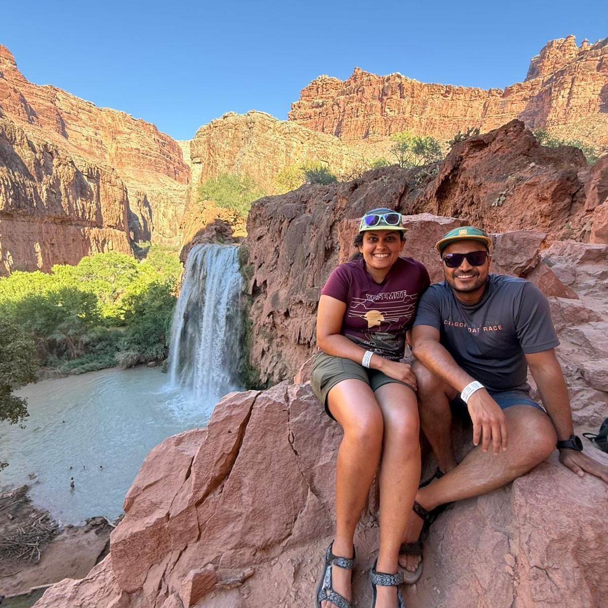 Chasing beautiful waterfalls in Havasupai.