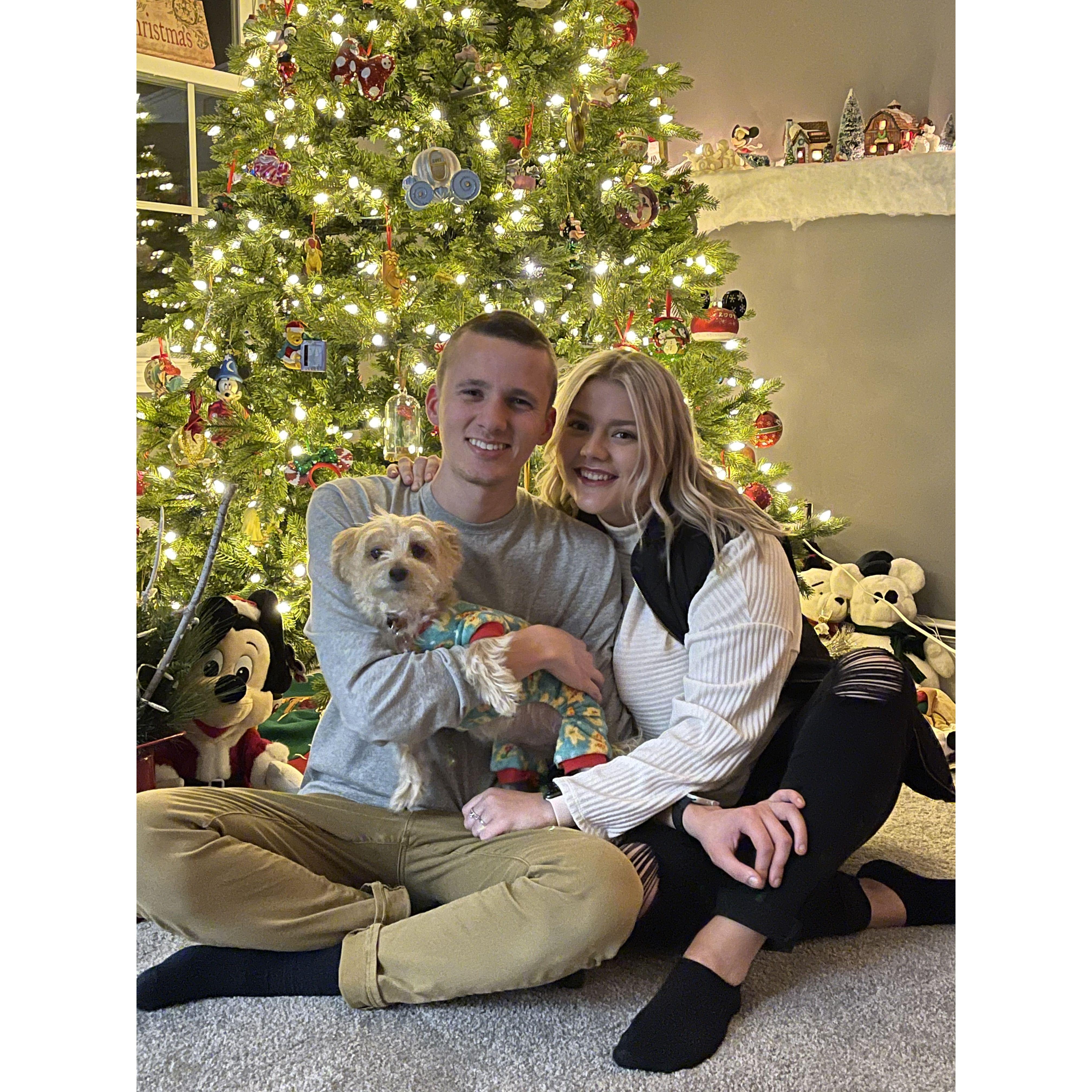 The first Christmas we celebrated together!