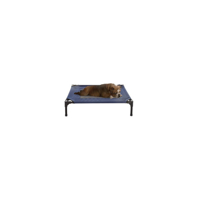 Elevated Dog Bed - 30x24-Inch Portable Pet Bed with Non-Slip Feet - Indoor/Outdoor Dog Cot or Puppy Bed for Pets up to 50lbs by PETMAKER