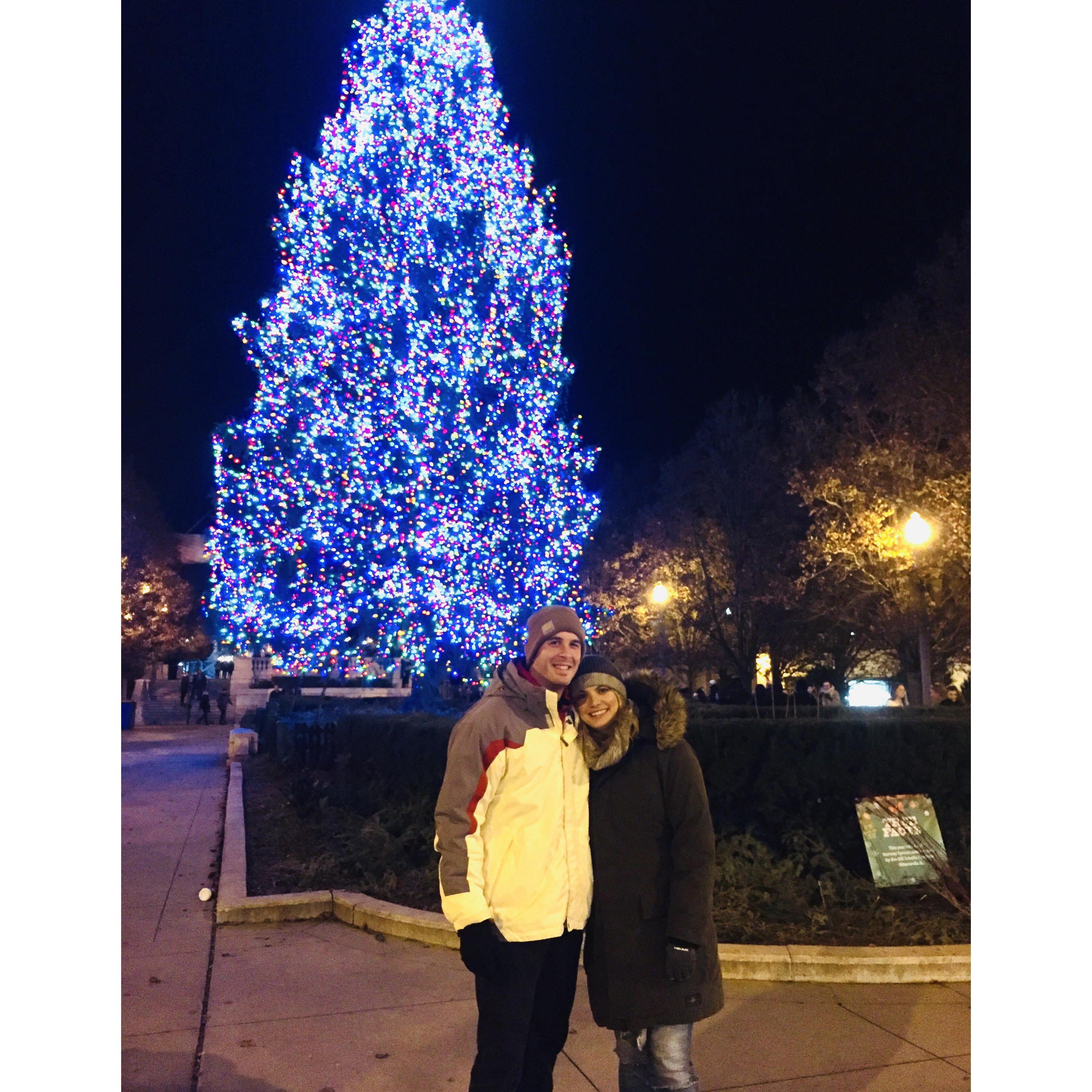 Our First Date. Millennium Park, Chicago 
Ice Skating