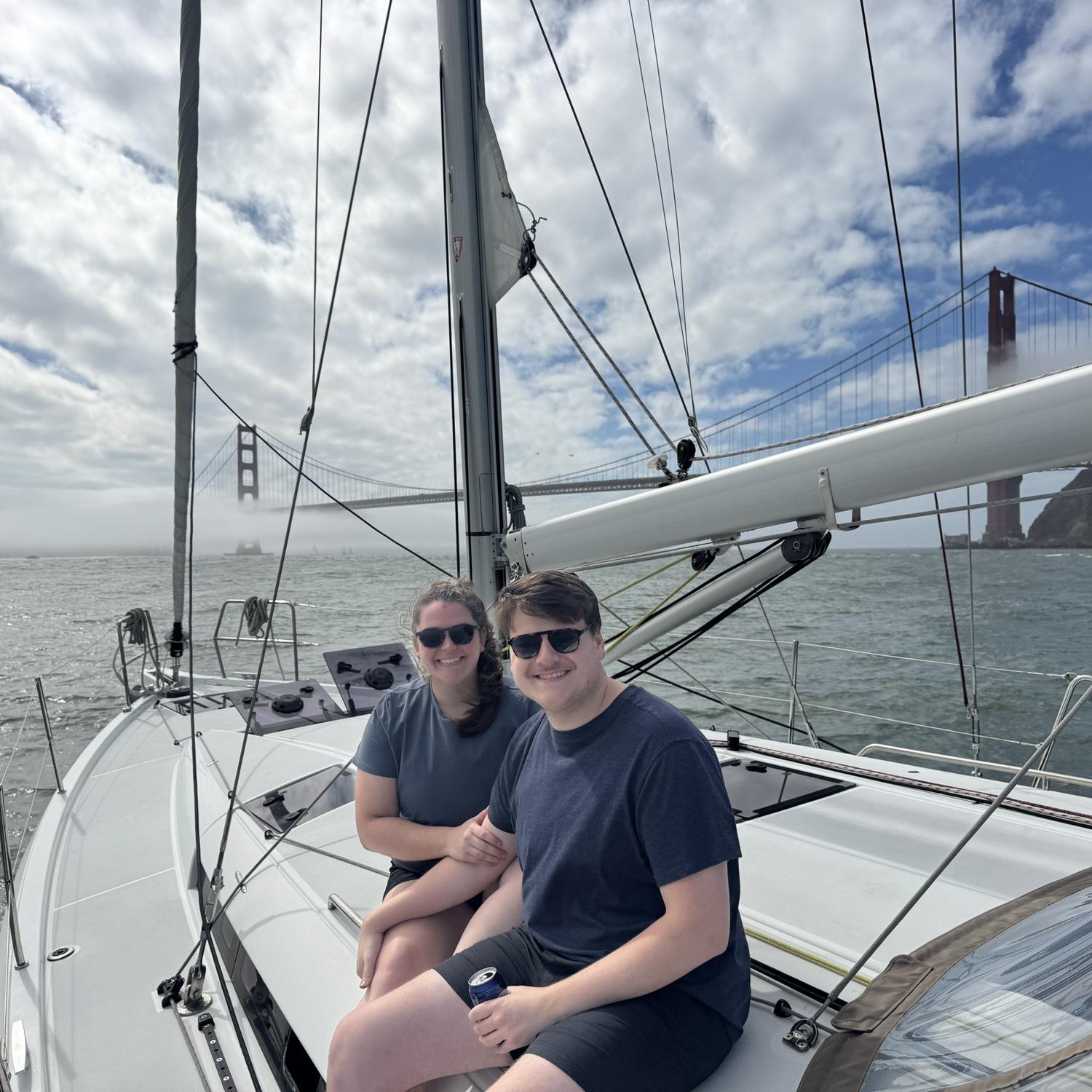 Sailing in the bay