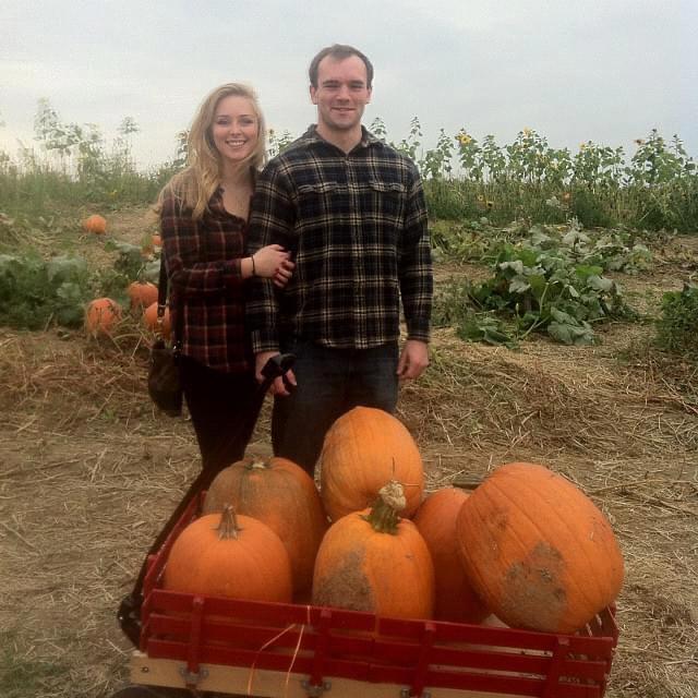 Our first pumpkin patch! Just babies 2013