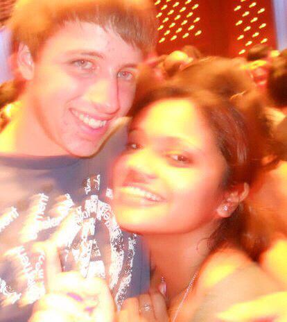 Perhaps our first picture together, fresh out of high school at our first concert (MGMT). The picture isn’t actually blurry, that’s just how our faces looked that night. August, 2010, one month in.