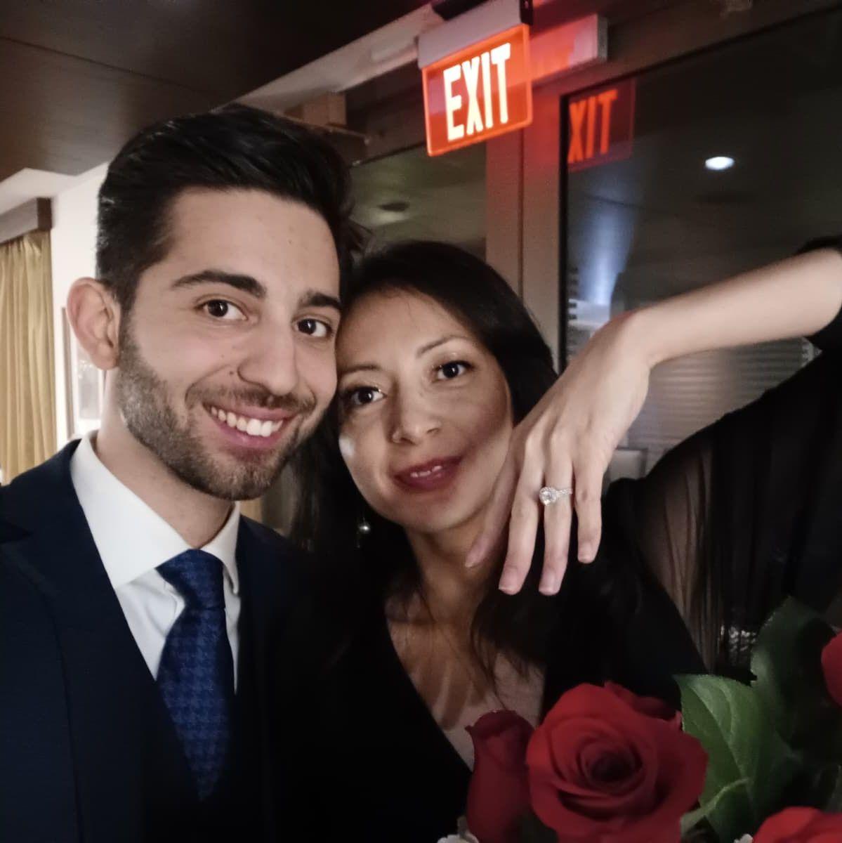 She said: "Yes", "Ti sposo!" & "Sî, acepto!"