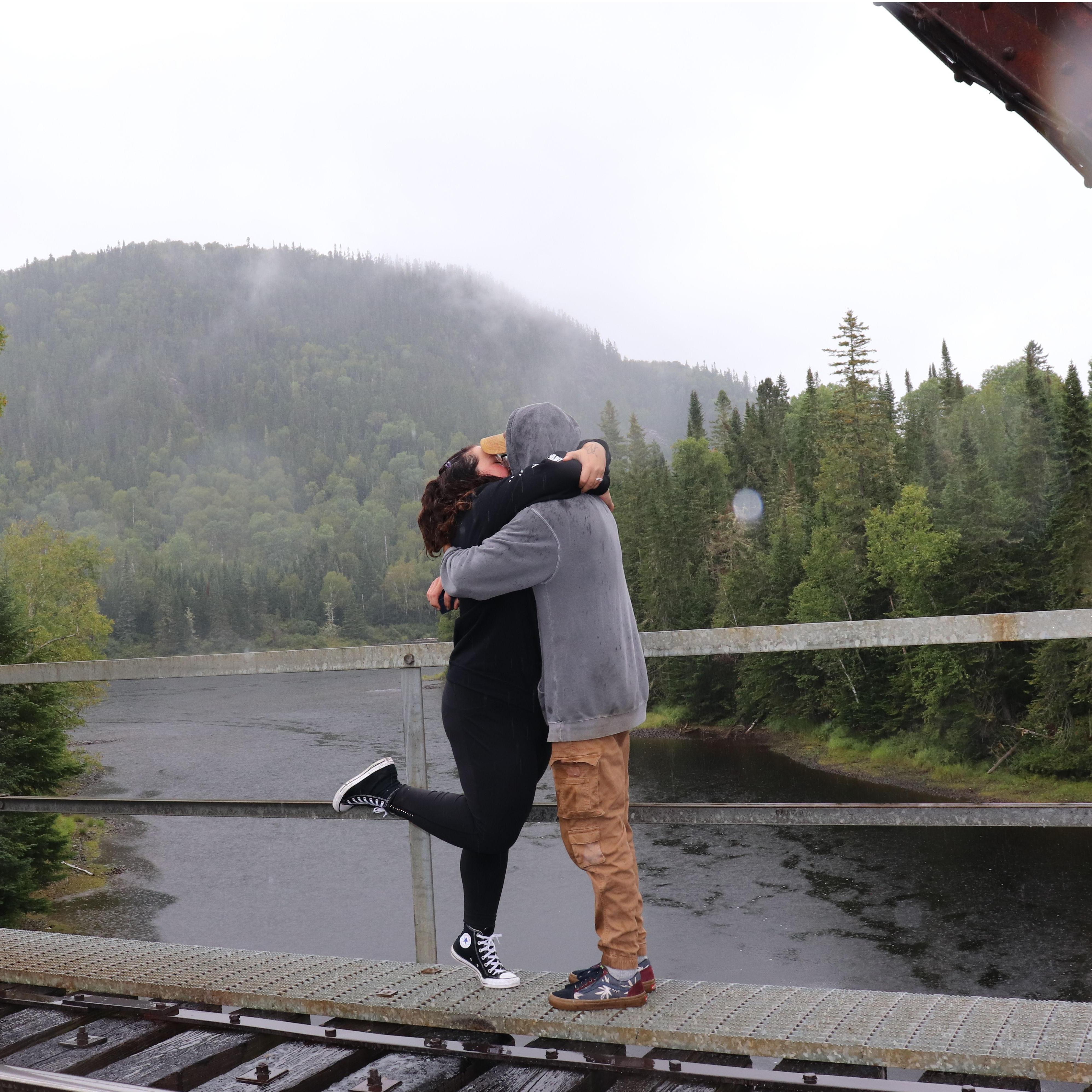 Where we got engaged!