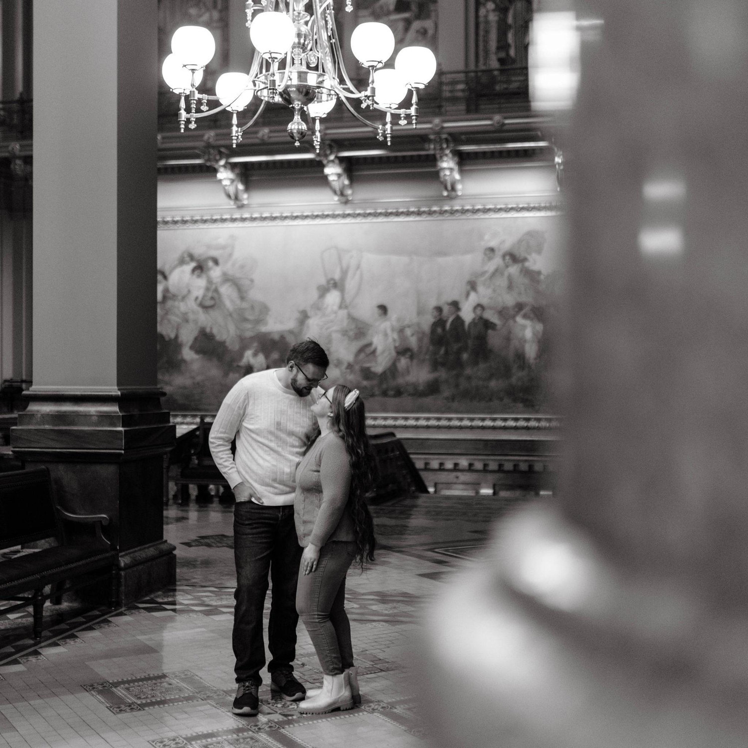 Our Engagement Photos at the Iowa State Capitol! -Courtesy of Peridot & Lace ❤️