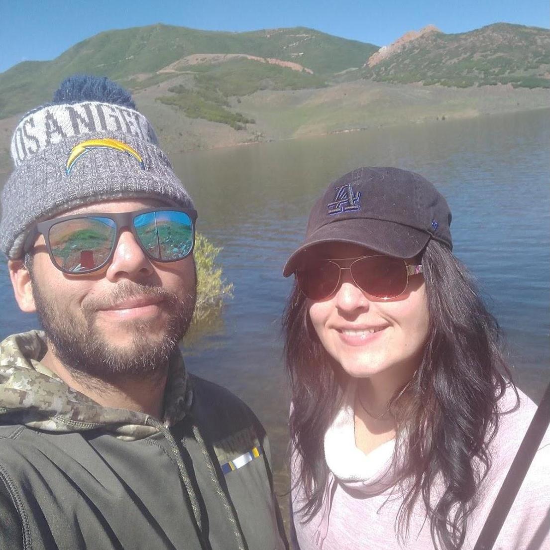 Trying to catch some lake trout up at East Canyon reservoir