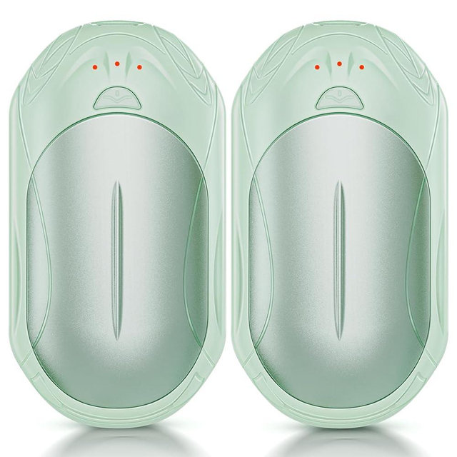 AI Hand Warmers Rechargeable 2 Pack, 6000mAh Electric Hand Warmers, AI Smart Chips 20Hrs Long Safe Heat, Portable Pocket Heater, Gifts for Christmas, Outdoor, Golf, Hunting, Camping Accessories