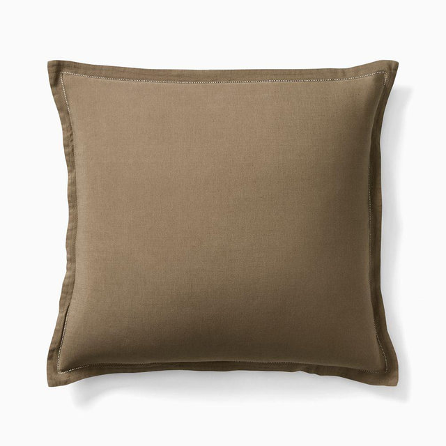 Signature Tencel Linen Euro Sham, Cognac