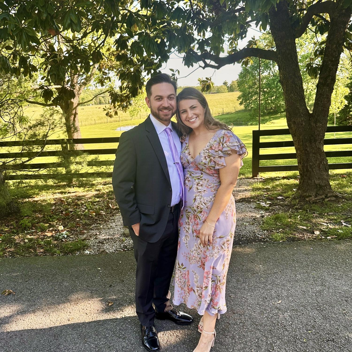 Kentucky celebrating Thomas and Amanda!