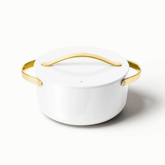 Caraway 6.5 qt Dutch Oven w Lid - White